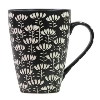 Bat trang Engraved Ceramic Cup. Vietnam